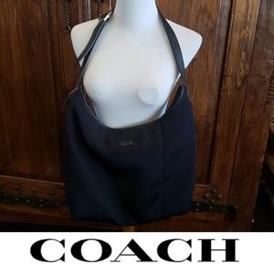 Coach  black neoprene purse